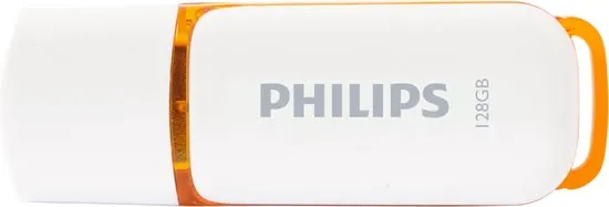 Philips USB stick 2.0 128GB - Snow - Oranje - FM12FD70B