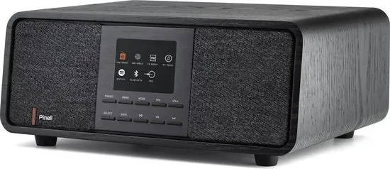 Pinell SUPERSOUND 501 radio Persoonlijk Analoog & digitaal Zwart