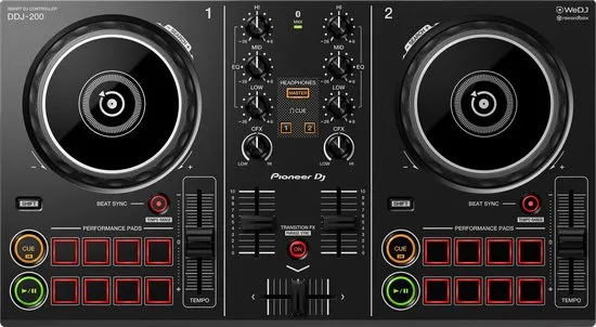 Pioneer DJ DDJ-200 2 Ch. Rekordbox Controller