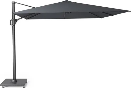 Platinum Challenger T1 Parasol 300x300cm- Zwart Vierkante Zweefparasol
