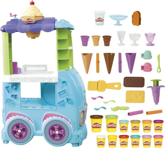 Play-Doh Kitchen Creations Ultieme ijscowagen -  Boetseerklei
