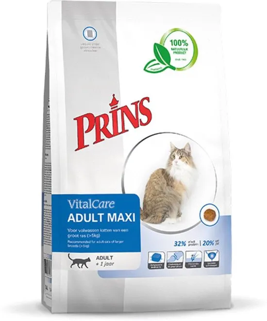 Prins VitalCare Kat Adult Maxi - Kattenvoer - 10 kg