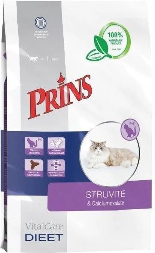 Prins VitalCare Kat Struvite & Calciumoxalate  - Kattenvoer - 1.5 kg