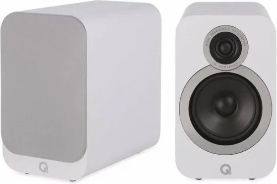 Q Acoustics 3020i Boekenplank Luidspreker - Mat Wit (per paar)
