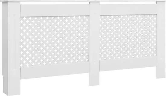 Radiatorombouw 172x19x81,5 cm MDF wit