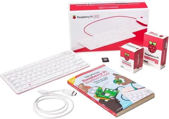 Raspberry Pi 400 - Kit - Muis - 16Gb SD - English Guide - QWERTY