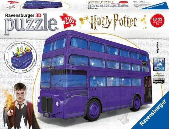 Ravensburger Harry Potter Bus - 3D puzzel - 216 stukjes