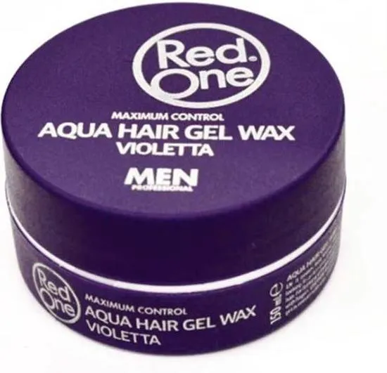 Red One Aqua Hair Gel Wax Quicksilver 150 ml