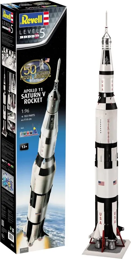 Revell 03704 Apollo 11 saturn V rocket 1/96