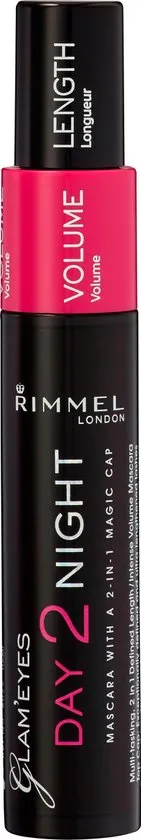 Rimmel London Day2Night Mascara - 001 Black