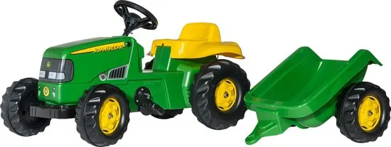 Rolly Toys Tractor - John Deere Met Aanhanger
