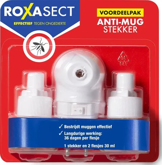 Roxasect Anti-Mug Stekker - Voordeelverpakking - 2 stuks