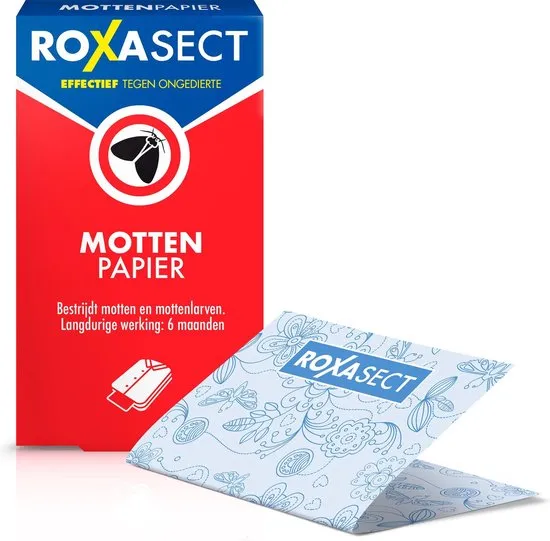 Roxasect Mottenpapier - 2 vellen