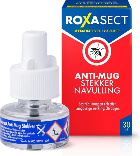 Roxasect Navulling Anti-Mug Stekker - Navulverpakking - 1 stuk