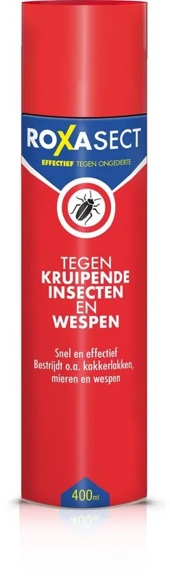 Roxasect Spuitbus tegen Kruipende Insecten en Wespen - Spray - 400 ml