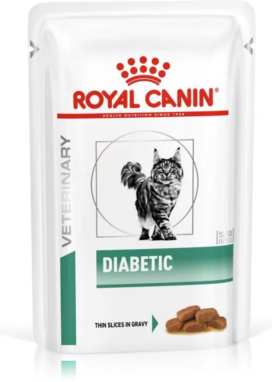 Royal Canin Diabetic Kat maaltijdzakjes 12 x 85gr