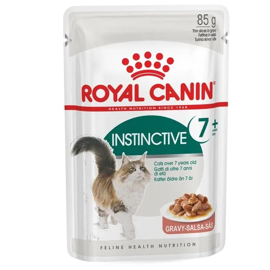 Royal Canin Instinctive +7 - in Saus - Kattenvoer - 12 x 85 gr