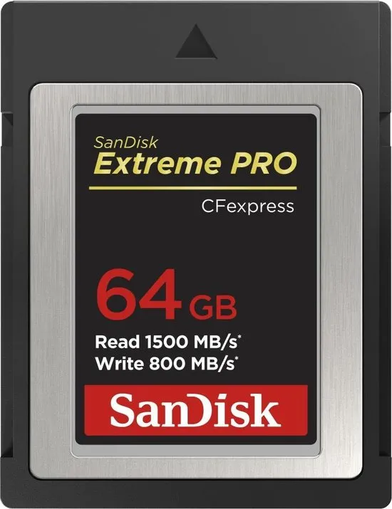 Sandisk ExtremePro 64GB flashgeheugen CFexpress