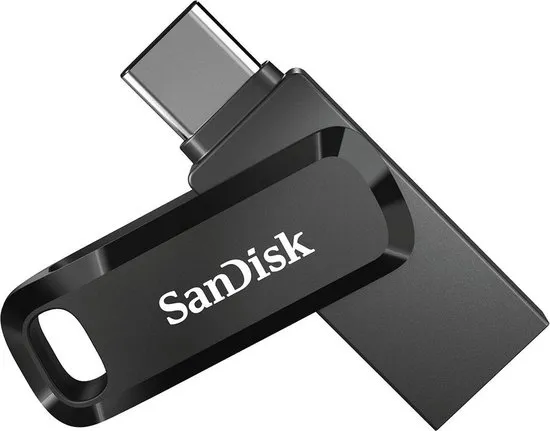 Sandisk Ultra Dual Drive Go USB flash drive 64 GB USB Type-A / USB Type-C 3.2 Gen 1 (3.1 Gen 1) Zwart
