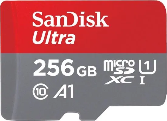 SanDisk Ultra flashgeheugen 256 GB MicroSDXC Klasse 10