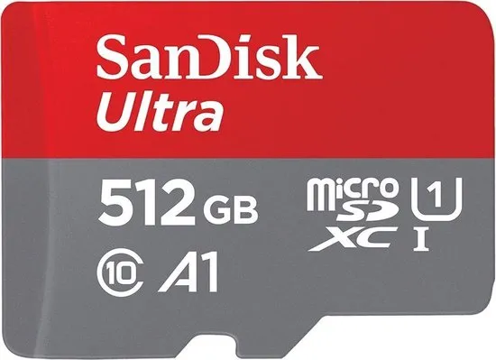 SanDisk Ultra flashgeheugen 512 GB MicroSDXC Klasse 10