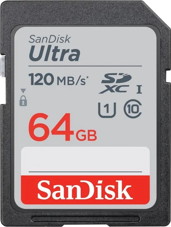 SanDisk Ultra flashgeheugen 64 GB SDXC Klasse 10