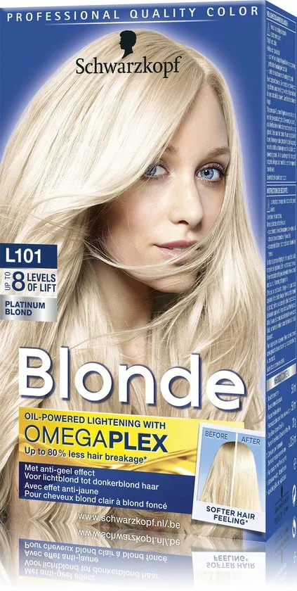 Schwarzkopf Blonde Platinum Blond L101 Haarverf - 1 stuk