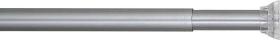Sealskin Douchegordijnstang - 155-255 cm - RVS - Mat Aluminium