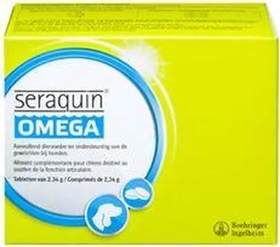 Seraquin Gewricht supplement Seraquin Omega Hond - 6 x 10 tabl à 2,34 g