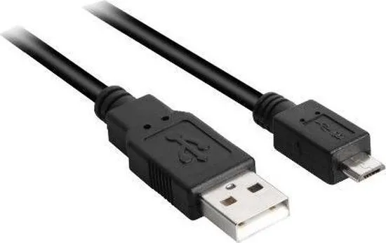 Sharkoon USB-kabels 1.5m, Micro-USB2.0-B/USB2.0-A