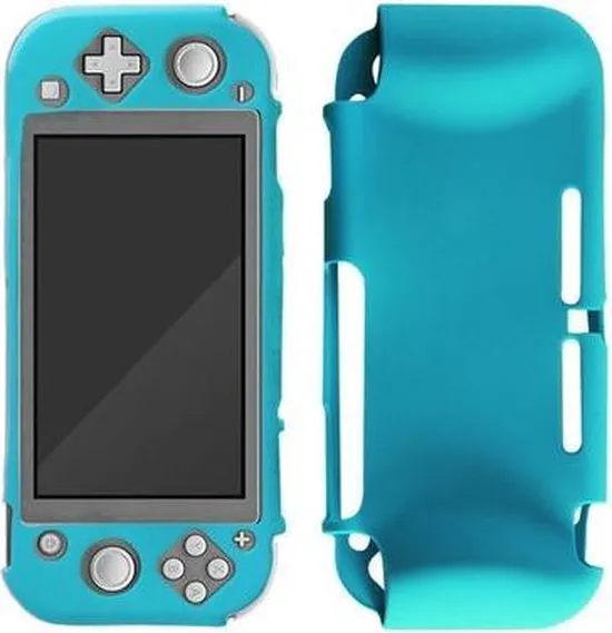 Silicone Case Cover Blue for Nintendo Switch Lite - Beschermhoes Blauw