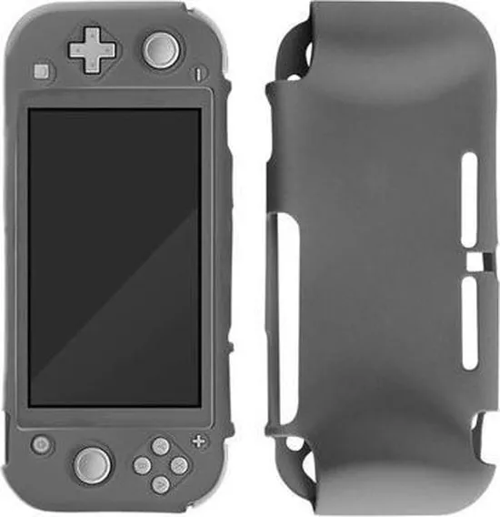 Silicone Case Cover Grey for Nintendo Switch Lite - Beschermhoes Grijs