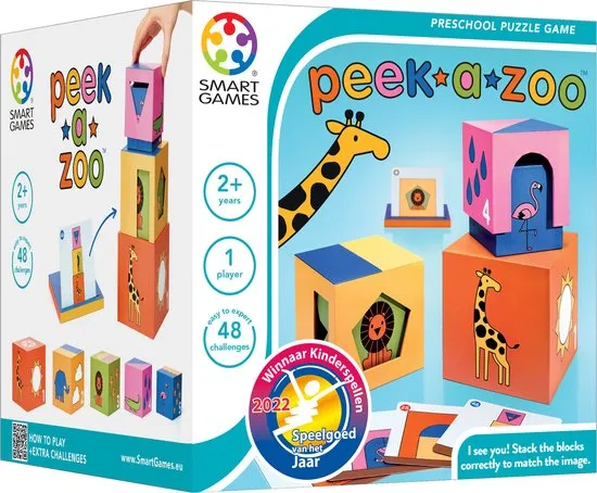 SmartGames Peek-a-Zoo - Educatief Spel