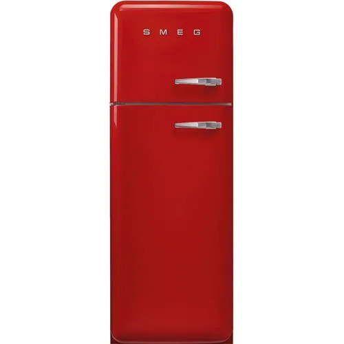 Smeg koelvriescombinatie FAB30LRD5 Linksdraaiend (Rood)