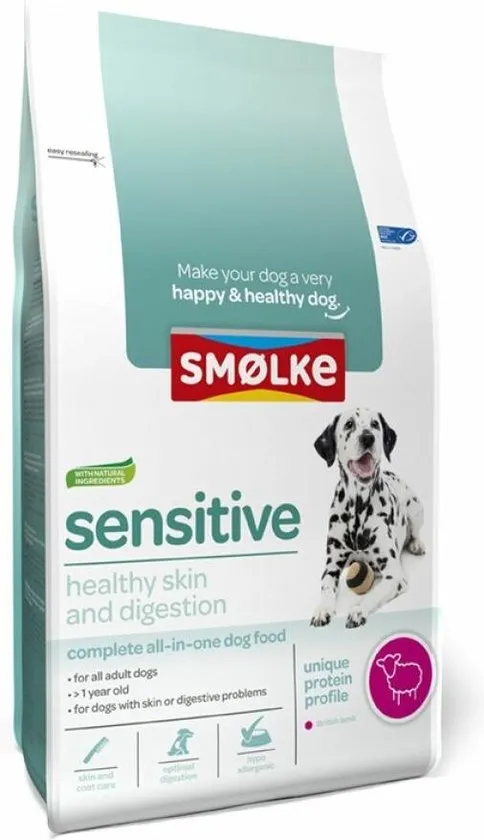 Smolke Sensitive Hondenvoer 12 kg
