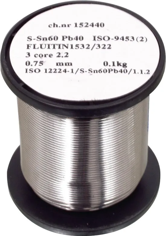Soldeertin 0,70mm witmetaal 500 g