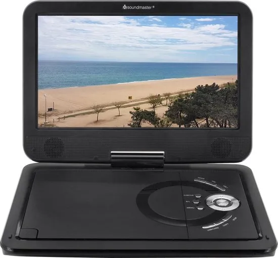 Soundmaster PDB1910SW - Portable DVD speler met DVB-T2 HD-tuner 10,1” TFT-LCD scherm