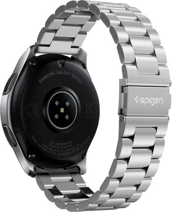 Spigen Modern Fit Armband voor Samsung Galaxy Watch 46mm - silver