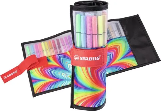 STABILO Pen 68 ARTY Rollerset - Inhoud 25 kleuren