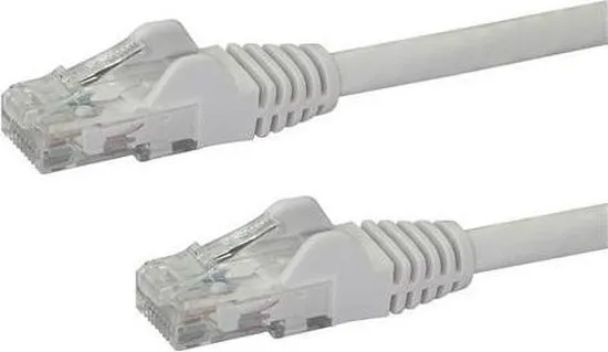 StarTech.com Cat6 netwerkkabel met snagless RJ45 connectoren UTP patchkabel wit 0,5m