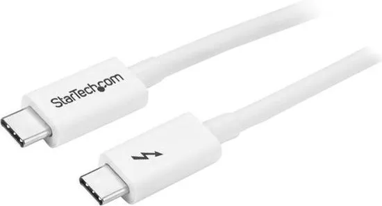 StarTech.com Thunderbolt 3 USB-C kabel 20Gbps Thunderbolt, USB en DisplayPort compatibel 2m wit
