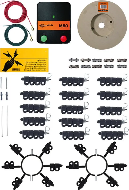 Steenmarter complete kit M50 230V voor dakgoot en regenpijp