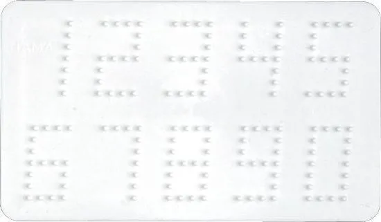 Strijkkralen Grondplaat Hama Nummers Wit