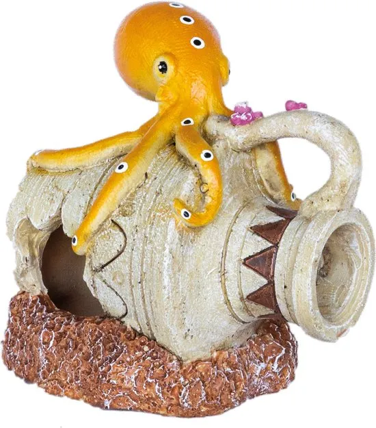 Superfish Deco Jar Octopus - Aquarium - Ornament - 10x16x14 cm
