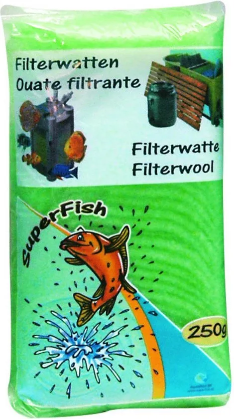 Superfish filterwatten  grof  groen - 250 gr