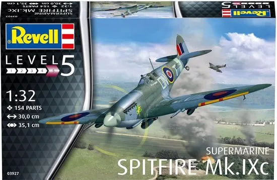 Supermarine Spitfire Mk.IXc Revell - schaal 1 -32 - Bouwpakket Revell Luchtvaart