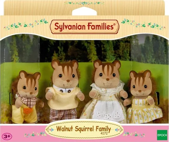 Sylvanian Families 4172 Familie Walnoot Eekhoorn - Speelfigurenset