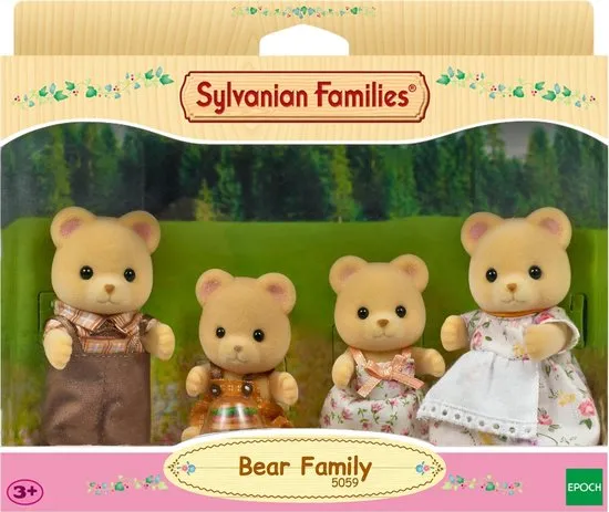 Sylvanian Families 5059 Familie Beer - Speelfigurenset