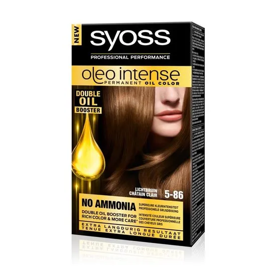 SYOSS Color Oleo Intense 5-86 Lichtbruin Haarverf - 1 stuk