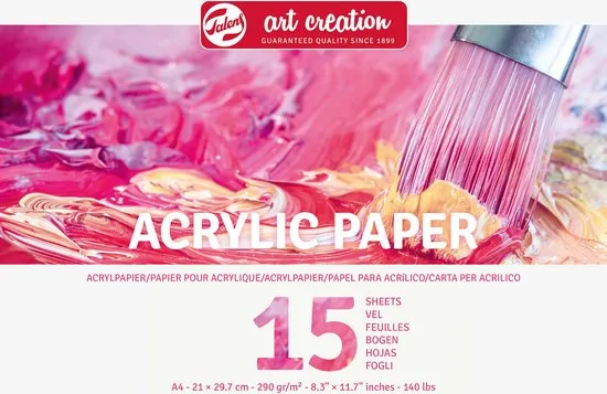 Talens Art Creation acrylverf papier - wit - FSC mix